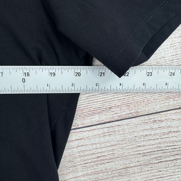 Cuts Curve Hem PYCA Pro T-Shirt Mens XL Black Stretch Short Sleeve - Picture 8 of 9